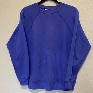 Vintage 80’s 90’s Hanes Blank Crewneck Sweatshirt